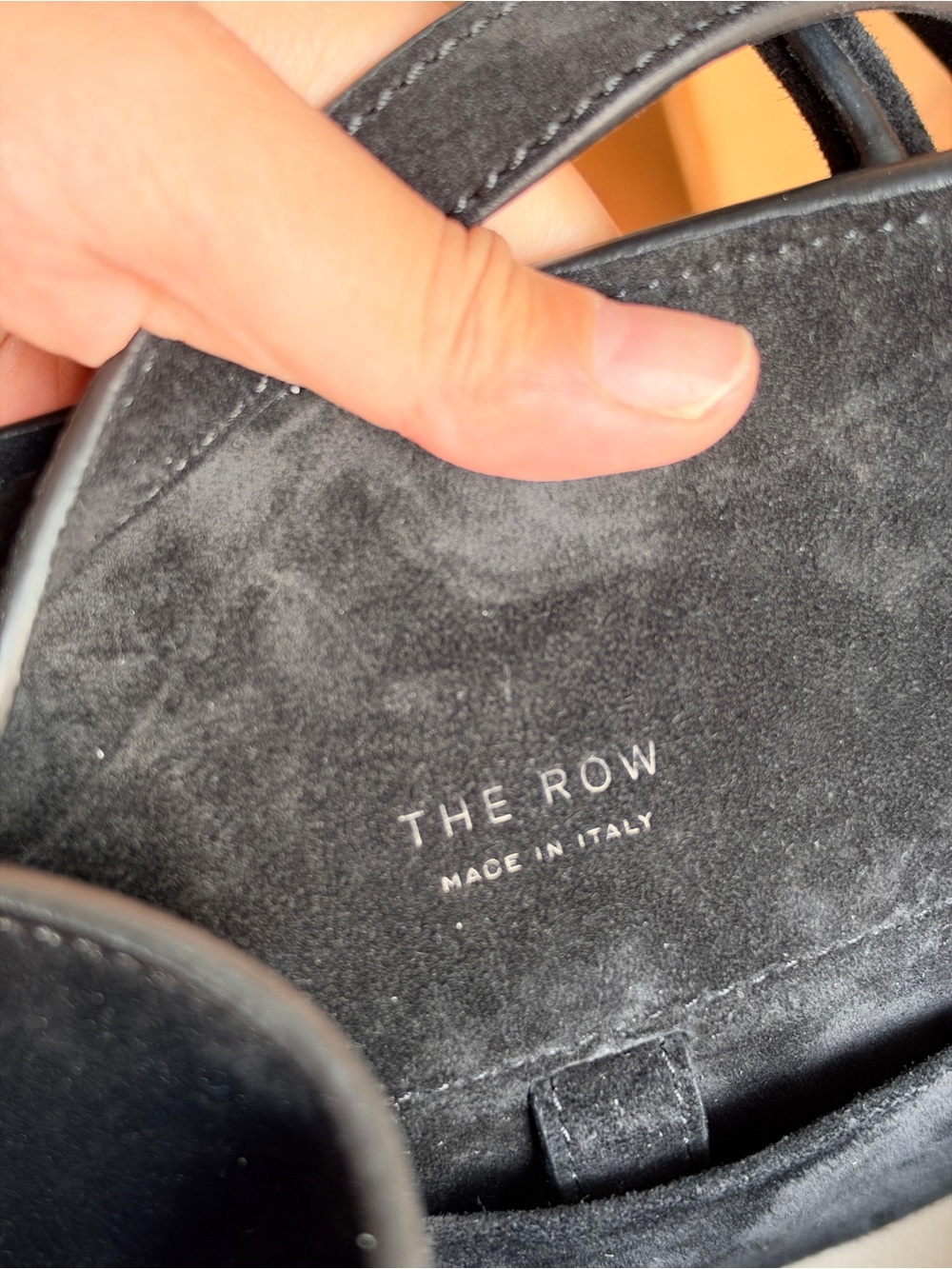 The row Margaux 10 suede black - Picture 10 of 11